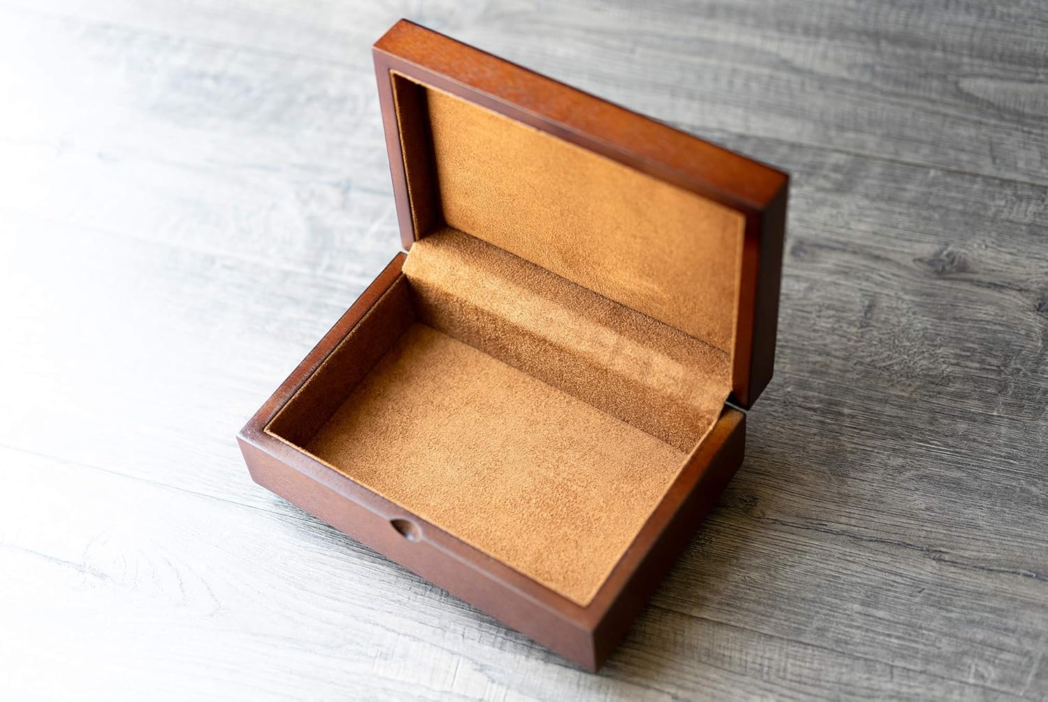 Memory Keepsake Mementos Jewelry Wood Gift Box Chest – Vintage Brown