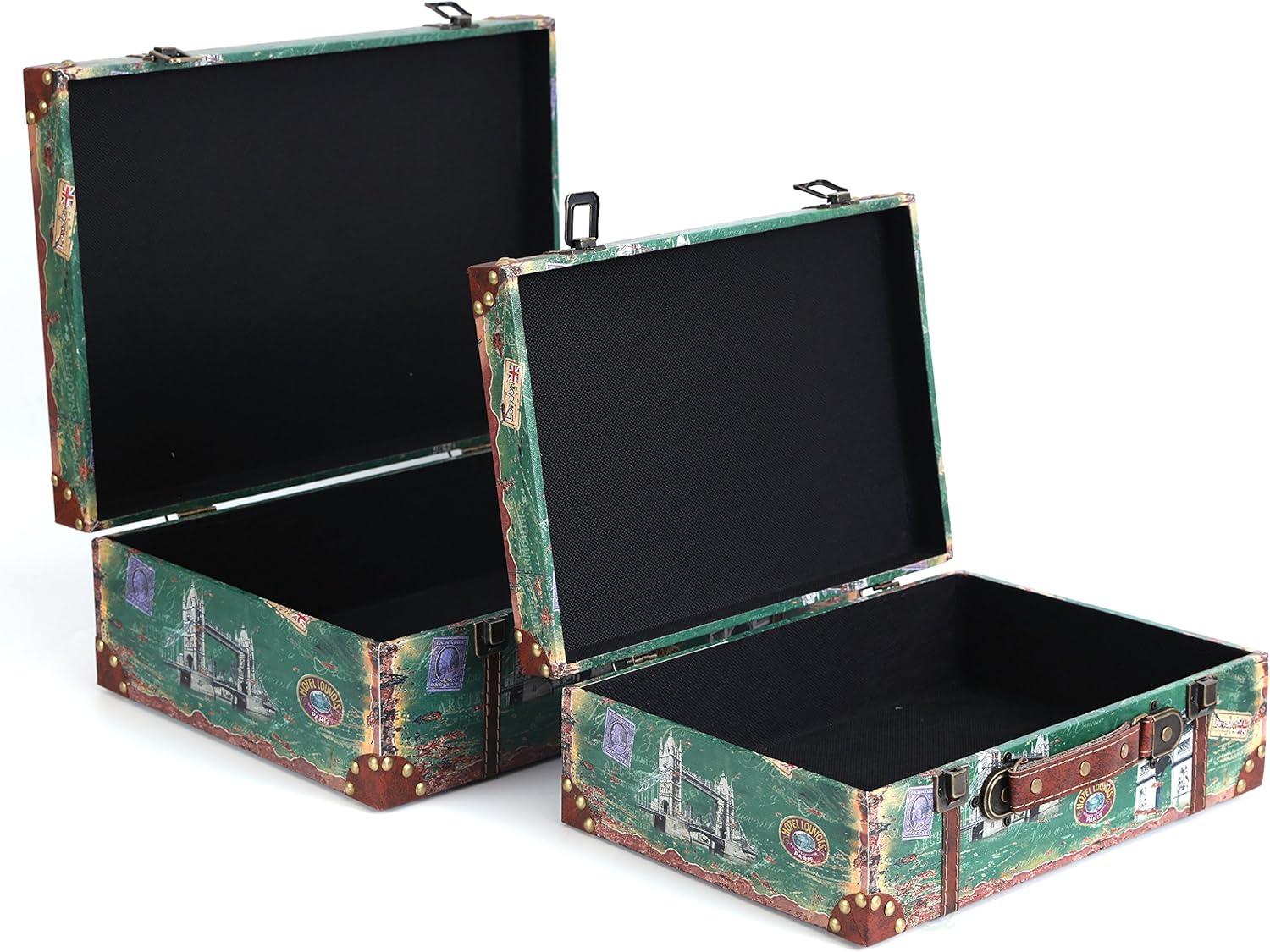 Vintiquewise(TM) Vintage Style European Luggage Suitcase, Set of 2